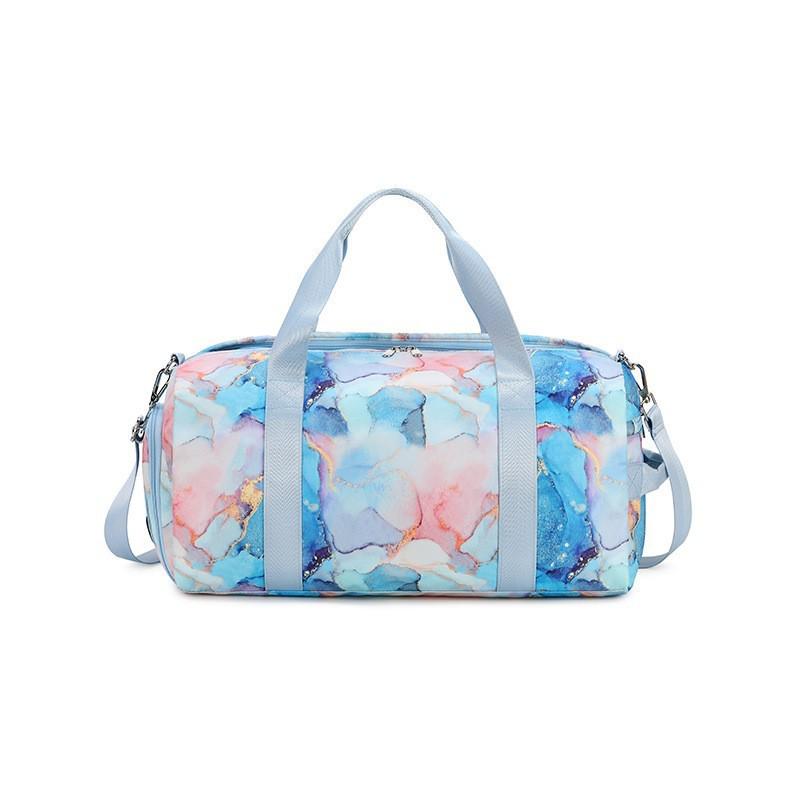 

Stylish Portable Travel Bag with Wet/Dry Separation, Large Capacity, and Handbag or Gym Use for Women