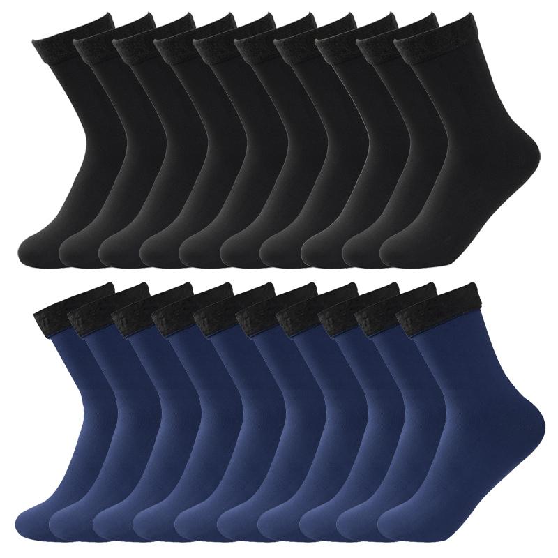 10 Paar Damen Nahtlose Socken Winter Verdicken Warm Einfarbig Socken Zehenabtrennung Atmungsaktiv Haussocken