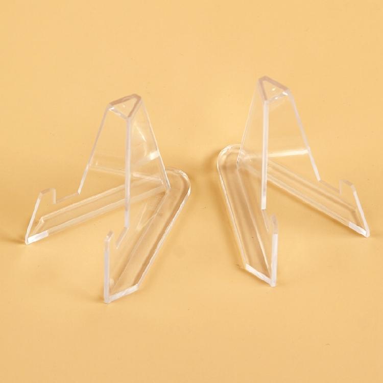 10pcs Acrylic Easel Stand Coin Display Holder for Pocket Watch Challenge Medals