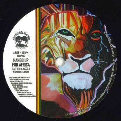 7inch Record RAS TEO, SIZZLA - Hands Up For Africa / Tribe Of Alke FBR7004 Forward Bound U 2021 US Reggae, Ska & Dub