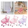 Compact Storage Solution: Mini Shopping Cart Organizer for Office and Home Accessories