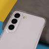 For Samsung Galaxy S22 5G Transparent Hard PC Anti-drop Phone Case Frameless Smartphone Back Cover