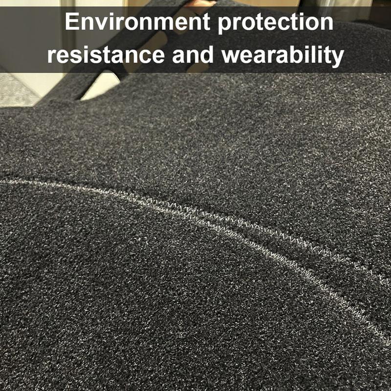 Black Dashboard Dash Cover Mat Pad Carpet Non-slip Polyester Fit for Hyundai i30 2012 2013 2014 2015 2016 2017 Left Hand Drive