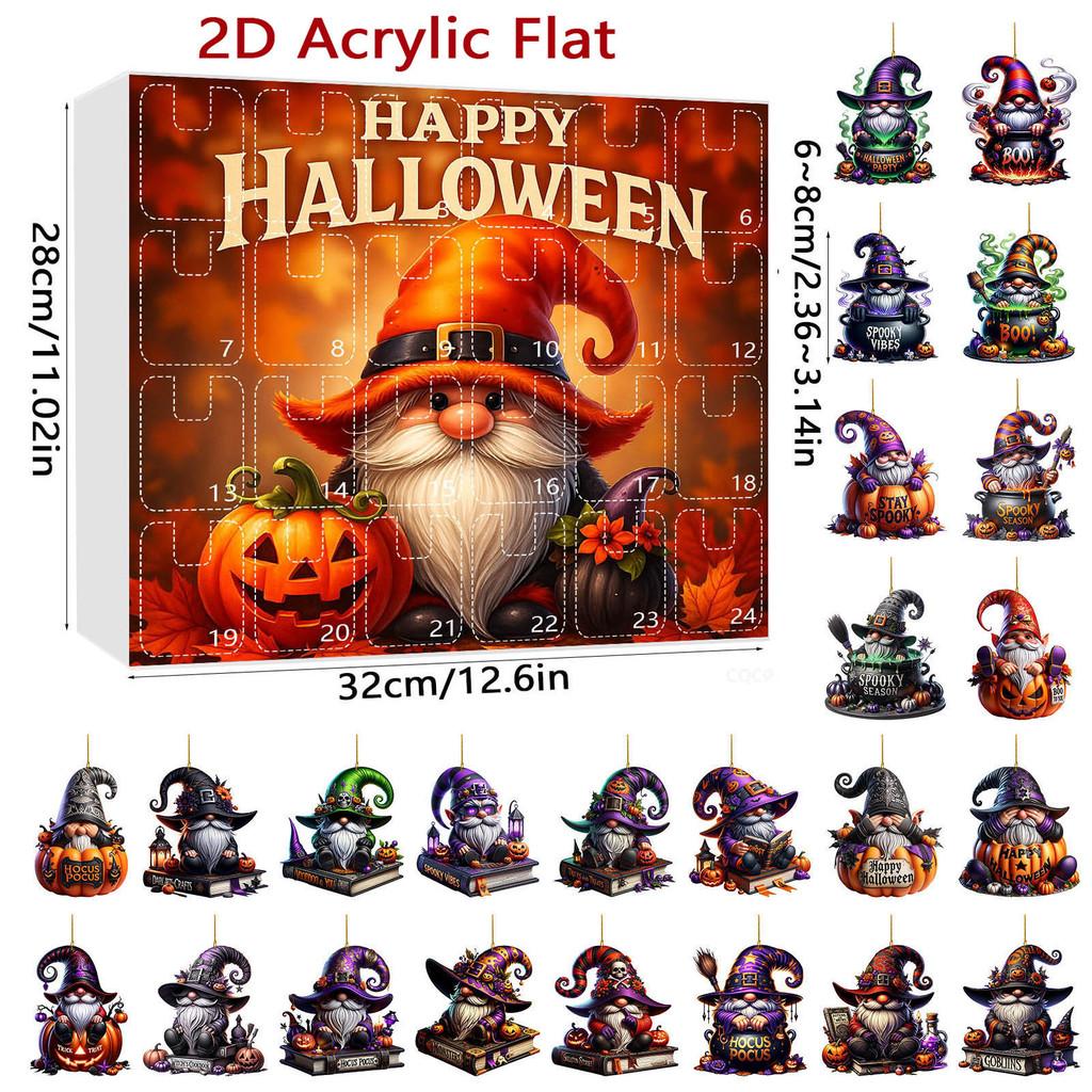 Halloween Cartoon Ghost Acrylic Wall Hangings For Party Decor And Gifting