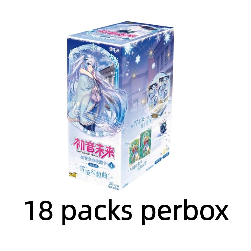 Genuine Hatsune Miku Series Charm Volume II Card Animation Characters Peripheral Children's Birthday Collection Gift Toys