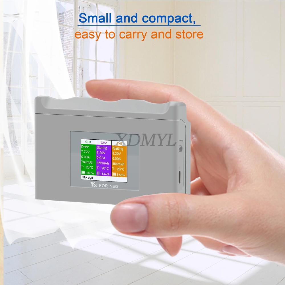 3-way Digital Display Color Screen Charging Battery Intelligent Charger Hub For DJI NEO Battery Maintenance Drone Accessories