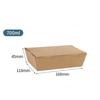 Disposable Kraft Paper Takeaway Food Box
