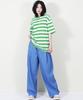 Deumakeu Vintage Denim Wide Pants Blue