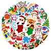 50 Christmas Themed Cartoon Stickers For Scrapbooking And Decorations