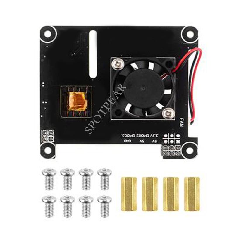

Raspberry Pi 4B/3B+ Gigabit Ethernet POE Expansion Module, IEEE802.3af Compatible