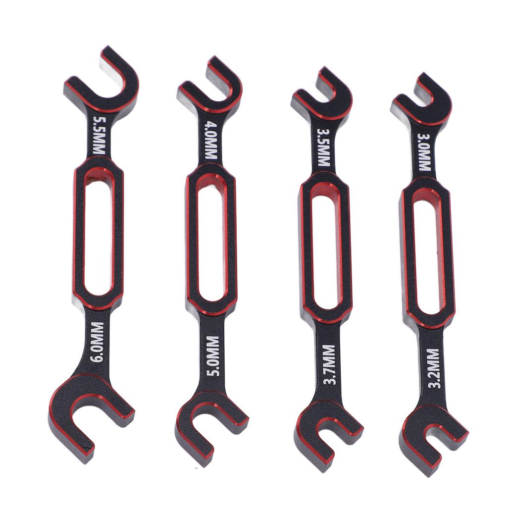 4ST RC Nyckel 3.0mm 3.2mm 3.5mm 3.7mm 4.0mm 5.0mm 5.5mm 6.0mm Spännskruvsmutter Kulledsborttagare RC Universell Reparation