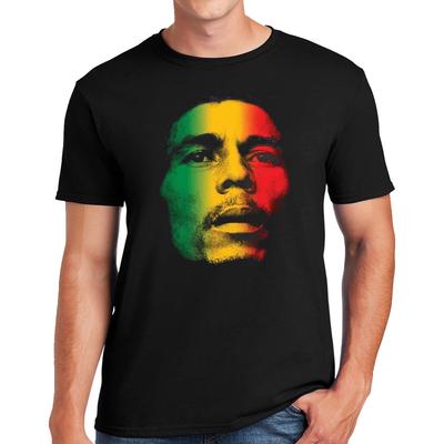 Bob Marley T-Shirt Gesicht Herren Damen Reggae Jamaika Unisex Tee Top