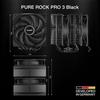 be quiet! CPU Cooler BK042 PURE ROCK PRO 3 Black Air Cooling Intel Core Ultra (LGA1851) AMD AM5 Compatible Domestic Authorized Distributor Product BK0