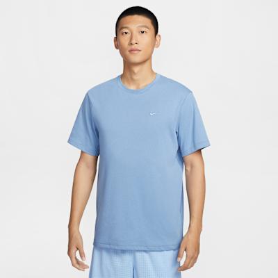 Nike Dri Fit T Shirts Men s Blue Crew Neck M