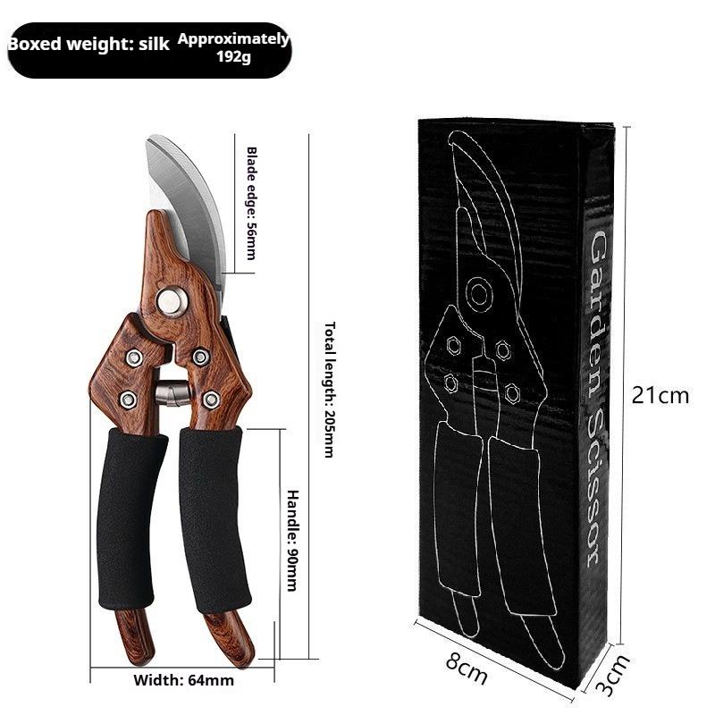 

1PC wood grain pruning shears, manual gardening shears, gardening pruning shears, multi-functional gardening pruning shears