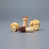 8Pcs Resin Micro Landscape Fairy Garden Decoration Cute Mini Mushrooms Desk Ornament Colorful Desktop Model For Indoor Outdoor