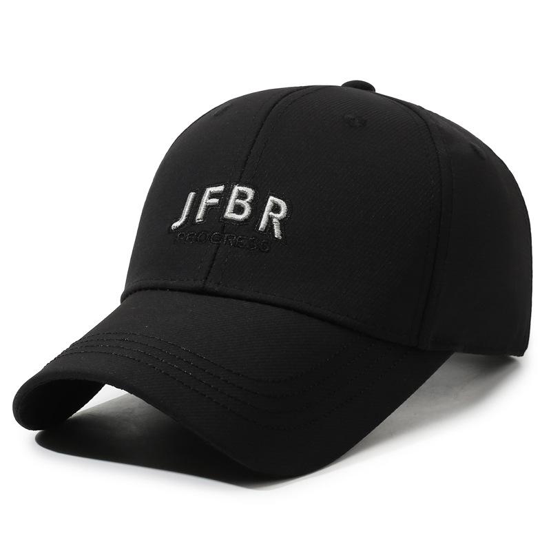 Letter Embroidery Hardtop Outdoor Cap Men'S Spring And Summer Versatile Fashion Trendy Brand Sunshade Baseball Cap Women