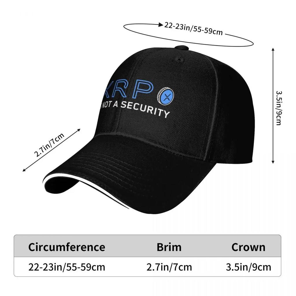 XRP v. SEC - v1 Baseball Cap western Hat birthday Caps For Men Women's