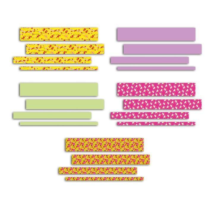 100 Bandes de Quilling de 50 cm Jardin japonais