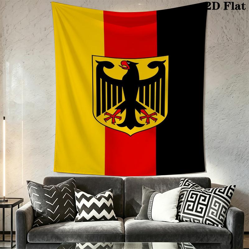 Bundesadler Wandteppich Ästhetischer Wandbehang Bedruckter Stoffdecke Dekorative Wandteppiche für Schlafzimmer Wohnzimmer Heimdekoration