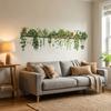 PVC Plant Branch Wall Decoration Hanging Basket Wall Decals Fresh Wallpaper  Background Wall