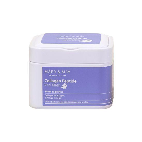 Mary & May Collagen Peptide Vital Extract Mask Pack (30 Sheets)