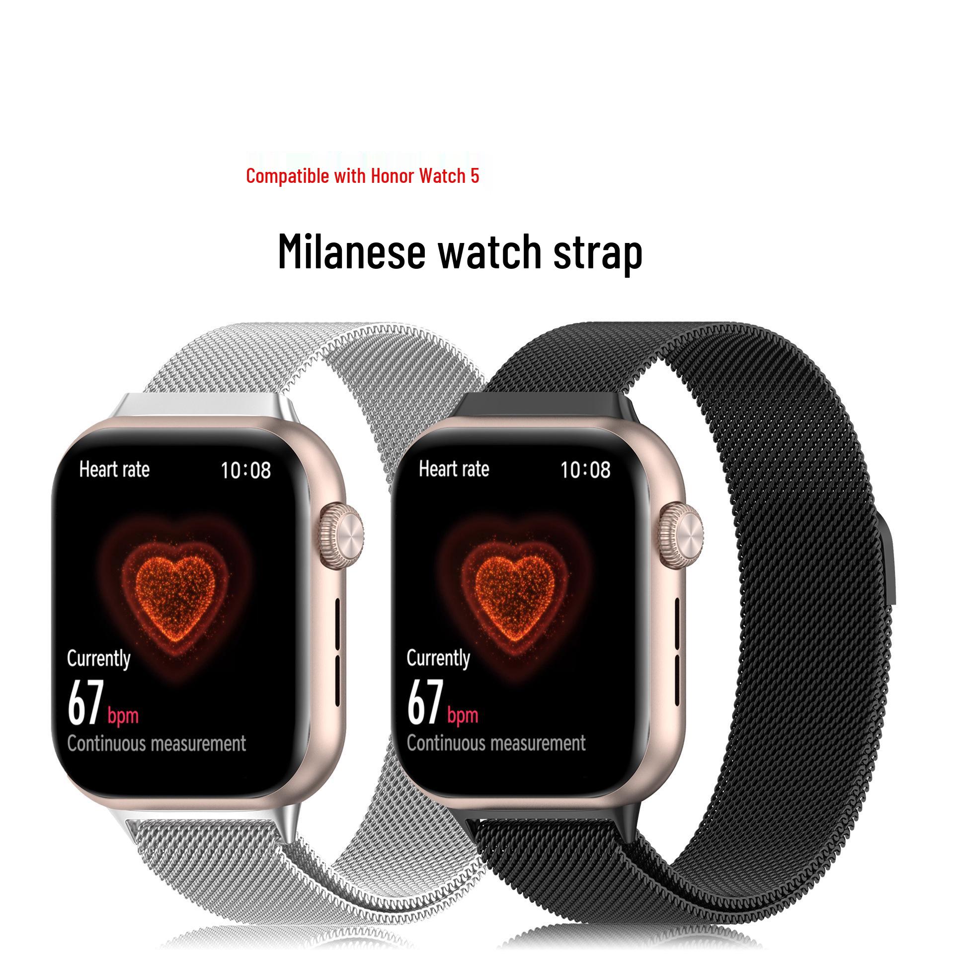 

Ремешок из миланской магнитной металлической сетки для Honor Watch 5
