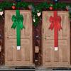 Large Size Christmas Cabinet Door Ribbon Bow Green/Red Window Bow Gift Wrapping Bow  Wedding