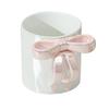 Korean Style Bow Handle Coffee Mug – Aesthetic Water Cup for Women and Girls