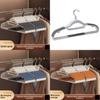 Durable Plastic Clothes Holders With Thickened Edges And Antislip Surface For Home Wardrobe