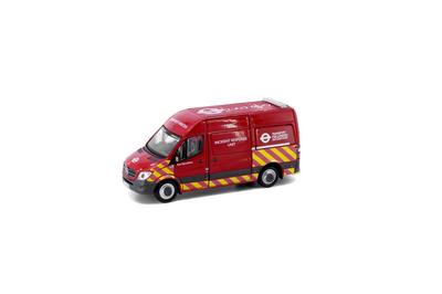Tiny City Scala UK Sprinter Trasporto per Londra Modello Diecast 1/76 Mercedes-Benz
