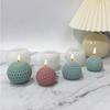 3D Striated Sphere Silicone Candle Mold DIY Aromatherapy Plaster Soap Clay Mould Handmade Epoxy Resin Mold Party Home Decor Gift