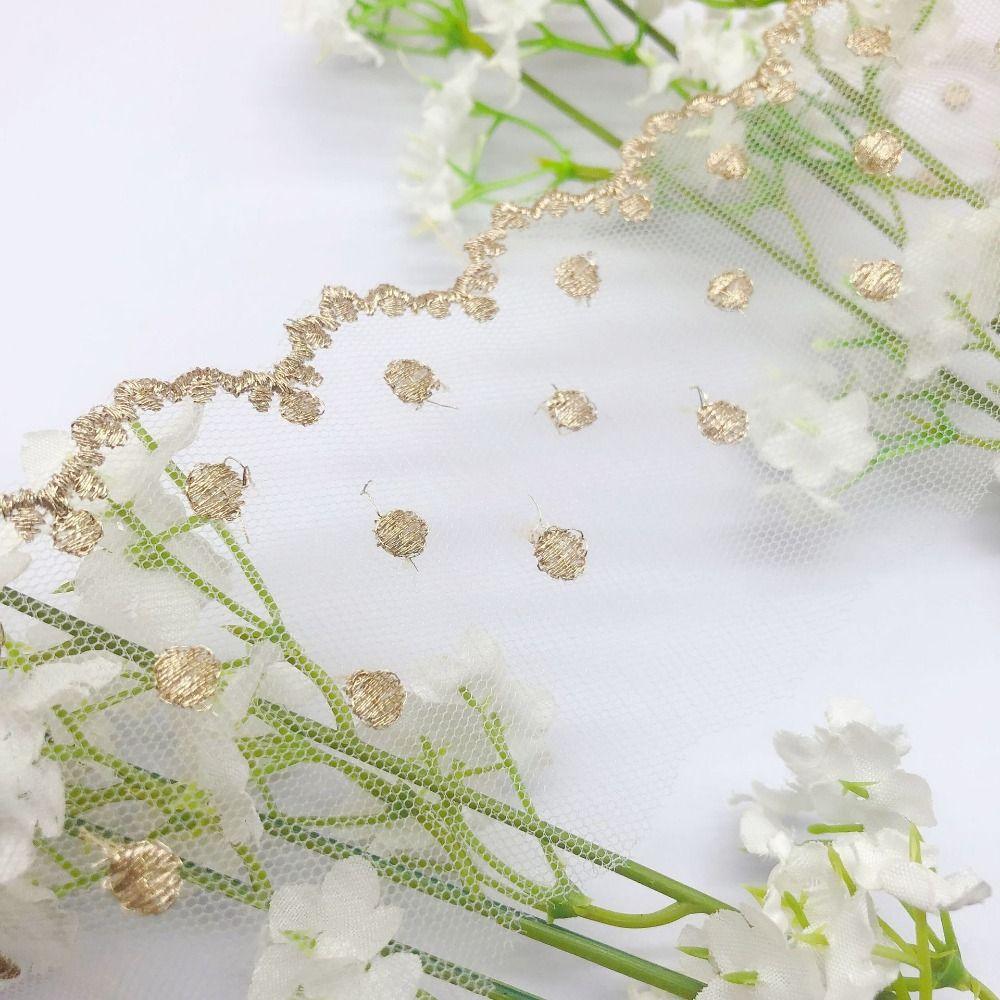 20 Yards Minimalist Net Dress Lace Trim 6.5cm Width Lace Trim  DIY Craft Handmade Materials