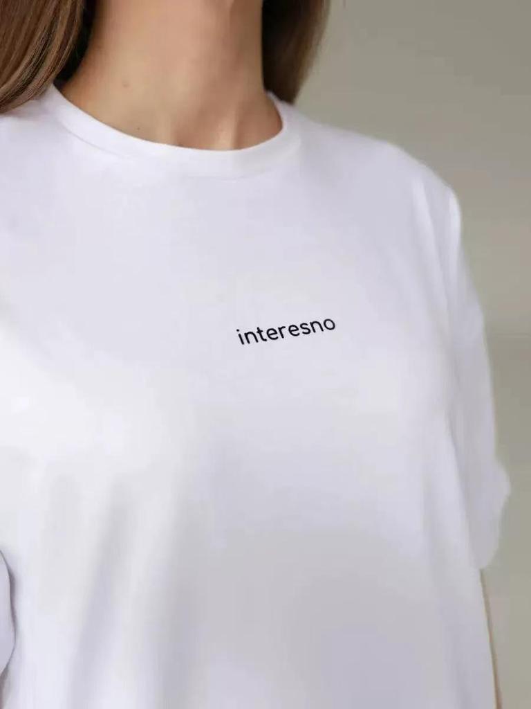 European & American Style Loose Fit Letter Print Cotton T-shirt for Women - Summer Casual New Arrival