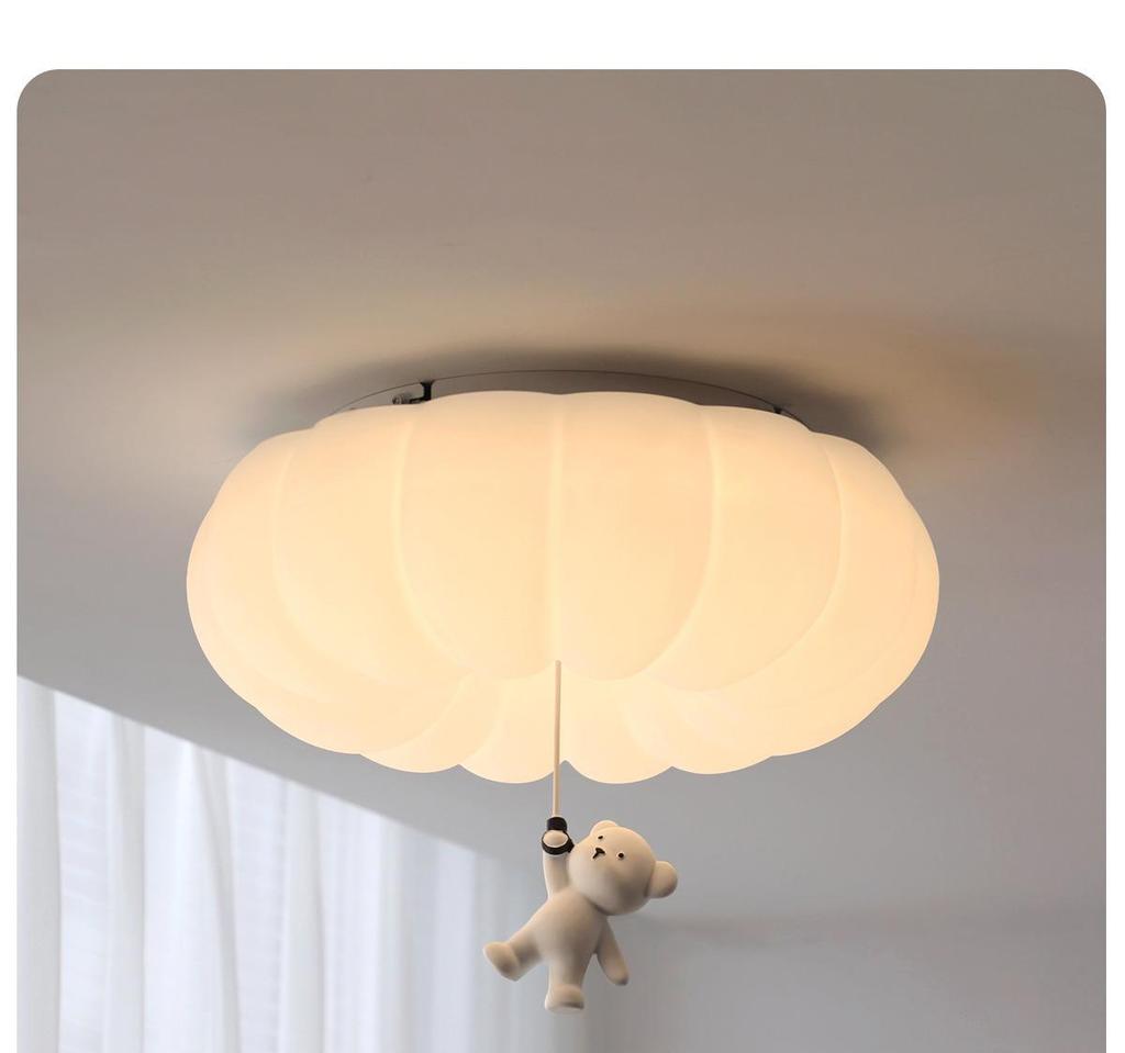 Pumpkin Bear Ceiling Lamp for Children's Bedroom