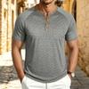 Men's Retro Casual Short Sleeve T-Shirt for Summer Everyday Wear