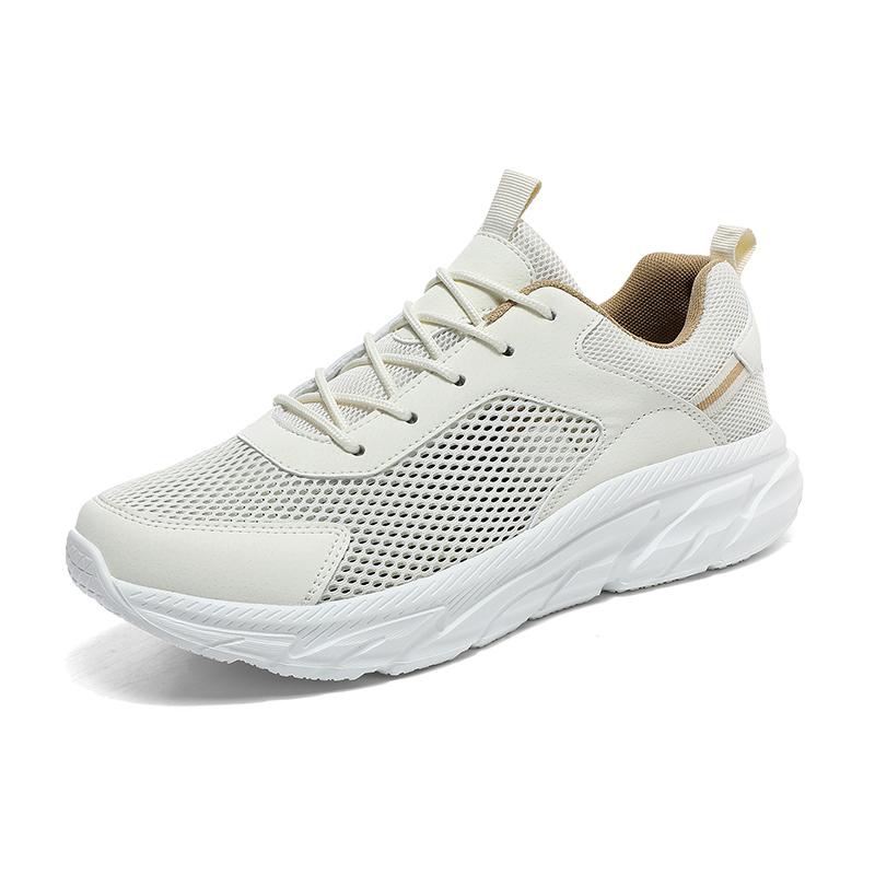 Fashion Men's Running Shoes Lightweight Summer Breathable Sports Sneakers Mesh Rubber Sole Non Slip Walking Shoes for Man Size 48