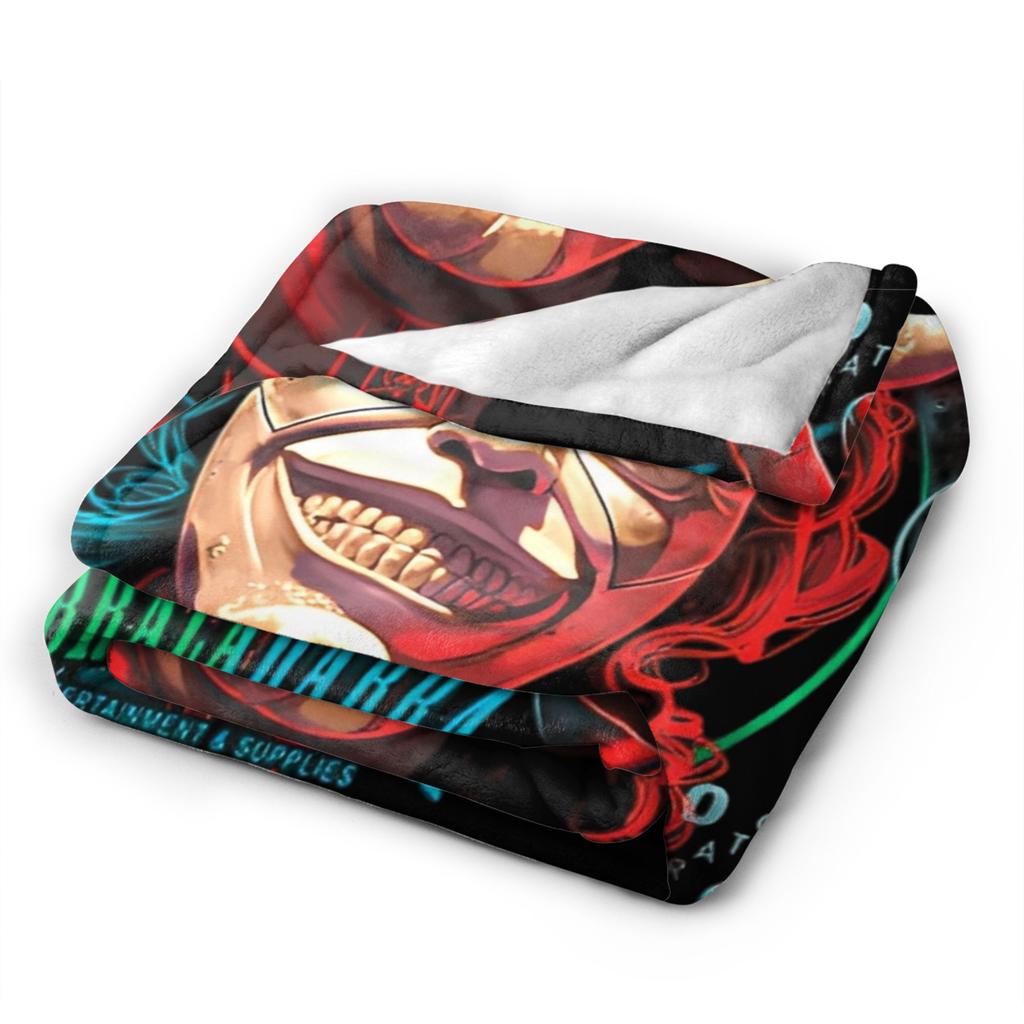 Black Phone 2 Movies Blanket Picnic Flannel Bedding Throws For Couch Chair Soft Warm Custom Quality Bedspread Birthday Gift
