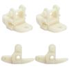 15pcs Greenhouses Pulley Plastic White Durable Ventilator Pulley Wheel for Agriculture Livestock Farms Greenhouses