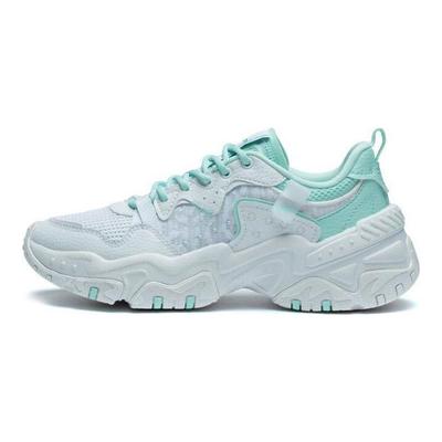 Li Ning Nieuw Pad 3.0 Antislip Slijtvast Lage Top Sport Casual Schoenen Dames Sneakers Wit Groen AGCT152-2
