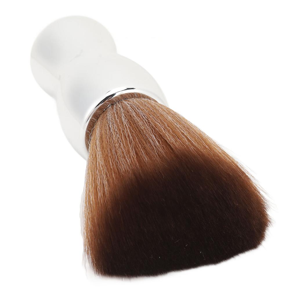 Neck Duster Brush Nylon Bristles Ergonomic Handle Comfortable Grip Hair Cutting Duster Brush for Bar