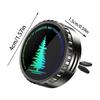 Car Perfume Clip Air Outlet Car Air Freshener Round zinc alloy Aroma Diffuser Car Decoration Accessories Fresh Air