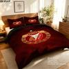 Rts Widzew D Pattern Bedding uilt Set uilt Cover Pillowcase Home Decoration Birthday Gift (1 * duvet cover + 2 * pillowcase without core)