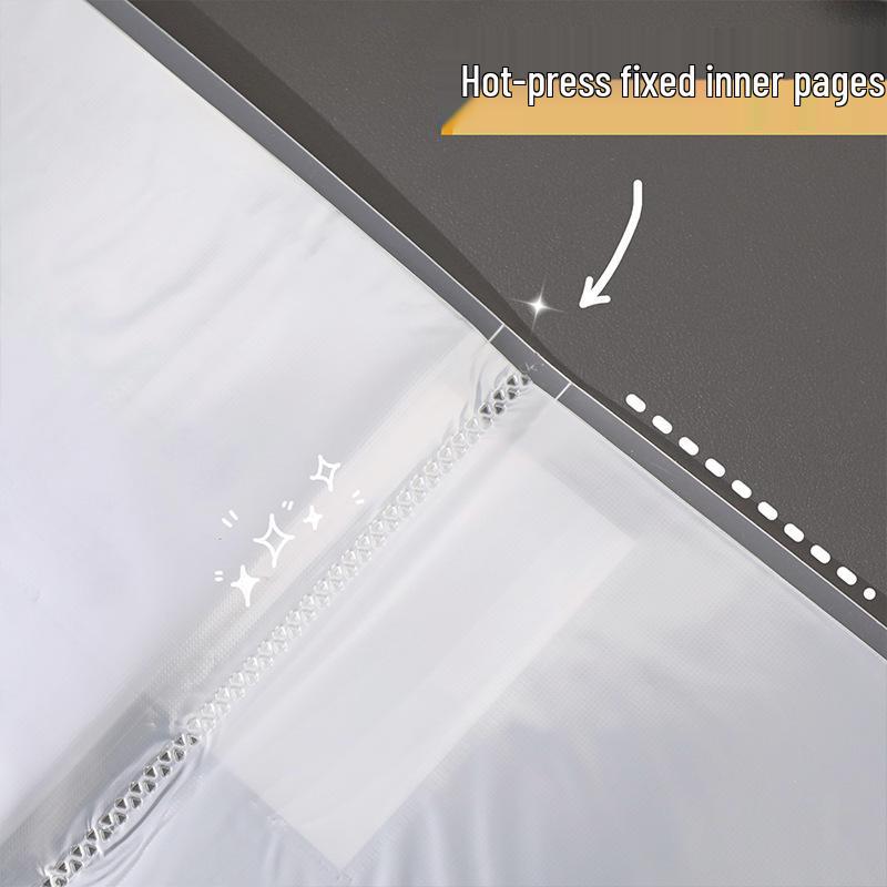 Landscaping Sticker & Photo Album A5 Loose-Leaf, Polaroid & Postcard Card Holder, A4 Single Grid Large