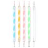 5-Piece Double-Headed Nail Art & Polymer Clay Dotting Tool Set