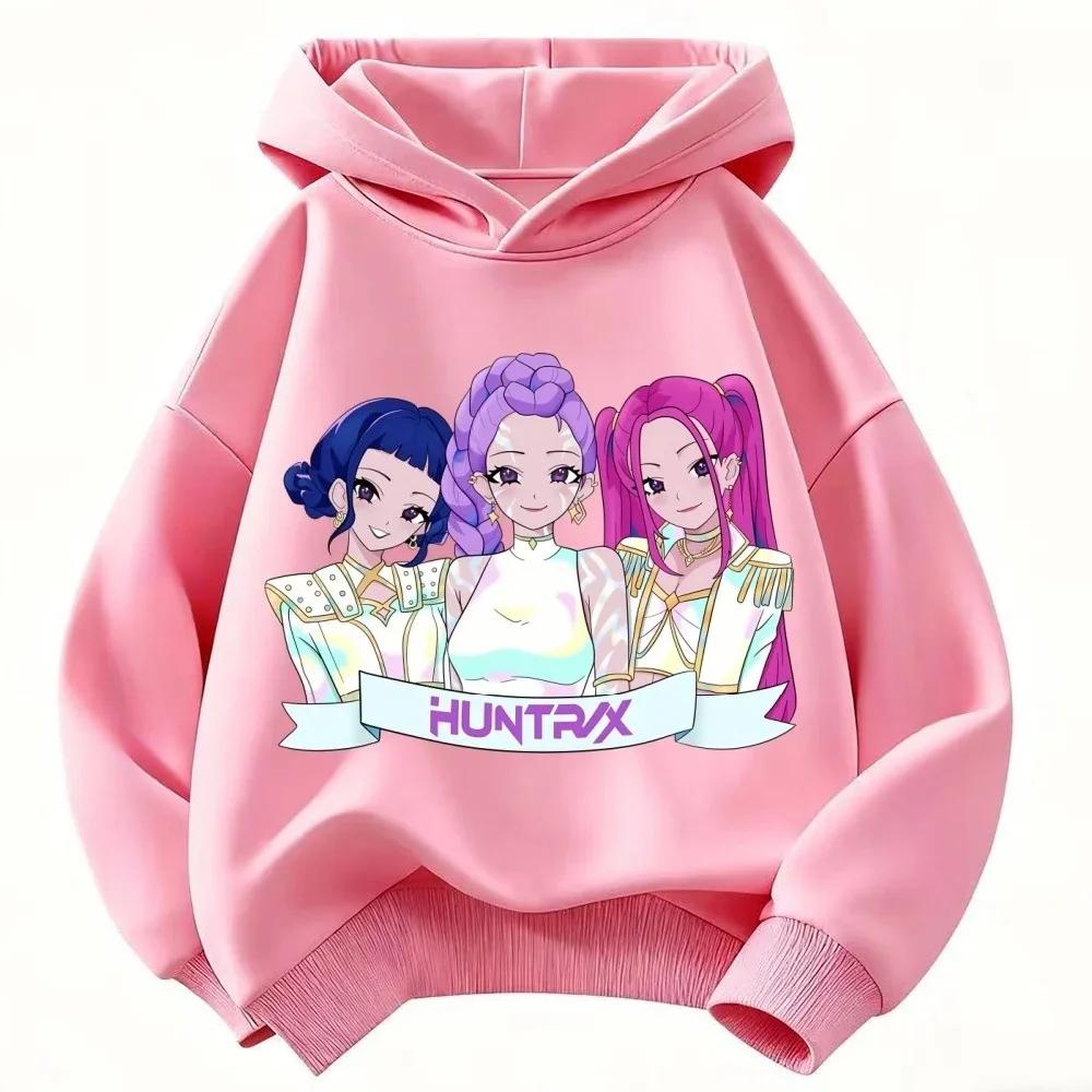 Korean Kpop Devil Hunter Children s Sweater Boys Girls Clothing Autumn and Winter Comfortable Warm Children s Hoodies 100