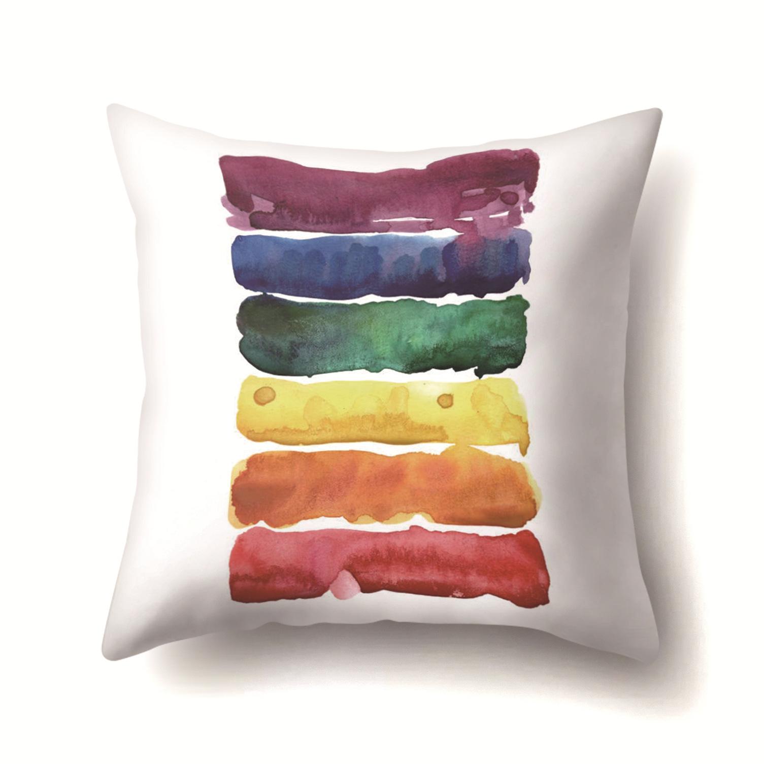 

Cartoon, Seven-color Bird, Jellyfish, Elephant and Other Polyester Pillow 45 * 45 without pillow core