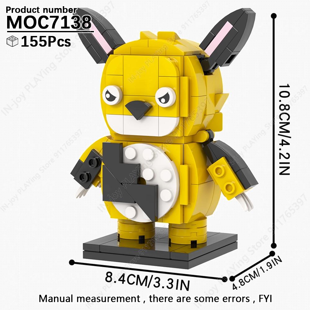 

MOOXI Мультяшний Аніме Персонаж Робот Тварини Модель MOC Цеглинки DIY Зібрані Будівельні Блоки Фігурка Іграшка Колекція Прикраса Подарунок