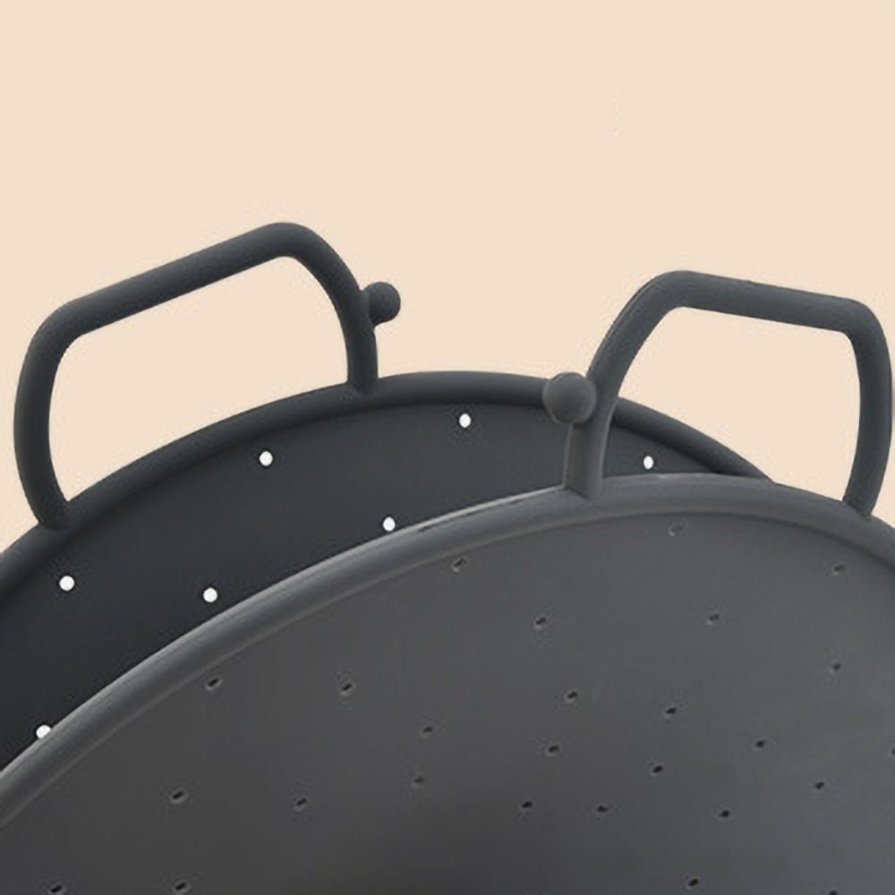 Heat Resistant Steaming Rack with Handles Drain Rack Foldable Steamer Basket  Pan