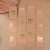 12Pcs Copper Bookmark Retro Brass Metal Bookmarks For Traveler'S Notebook Monthly Planner Accessories Vintage Stationery